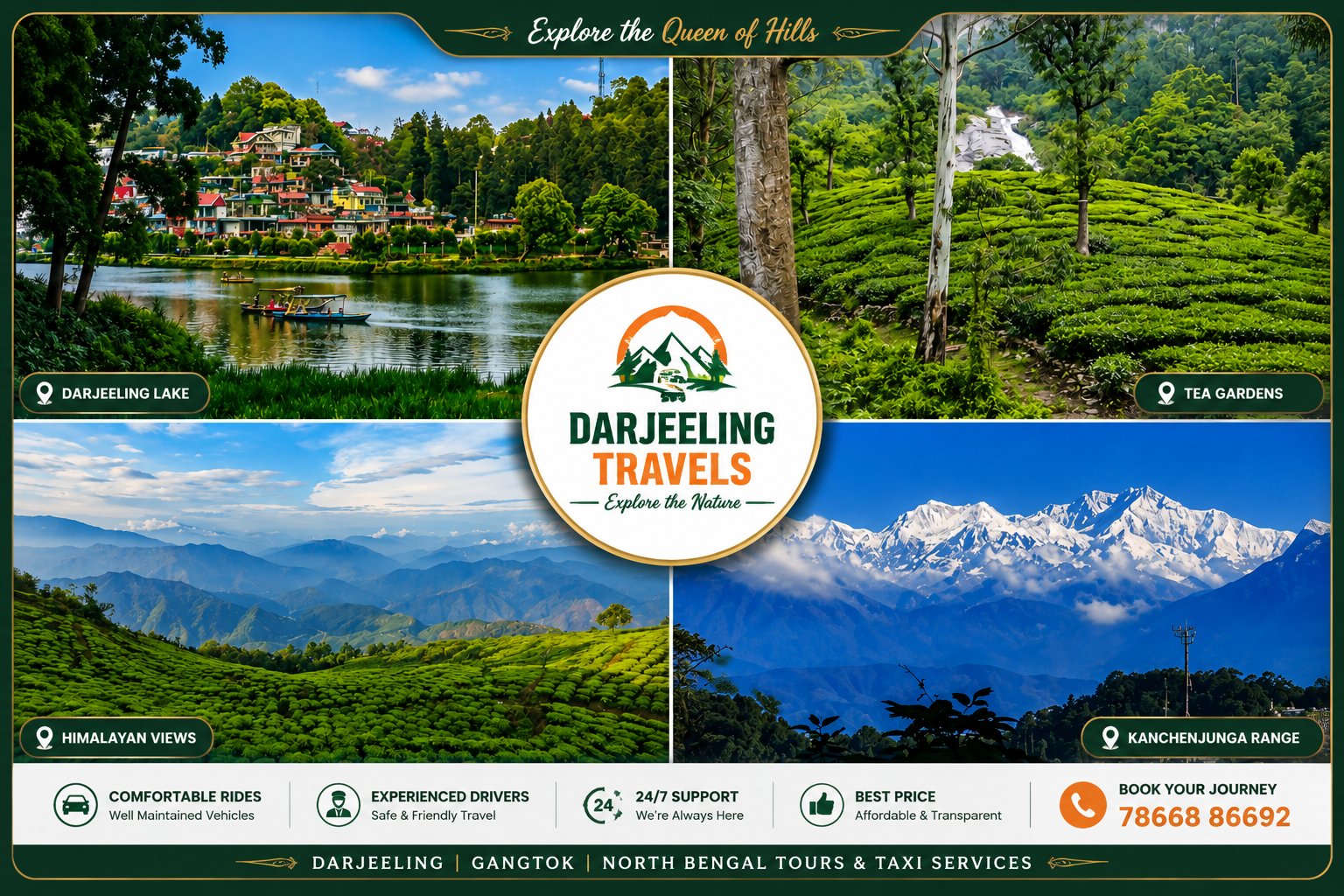 njp to darjeeling car booking