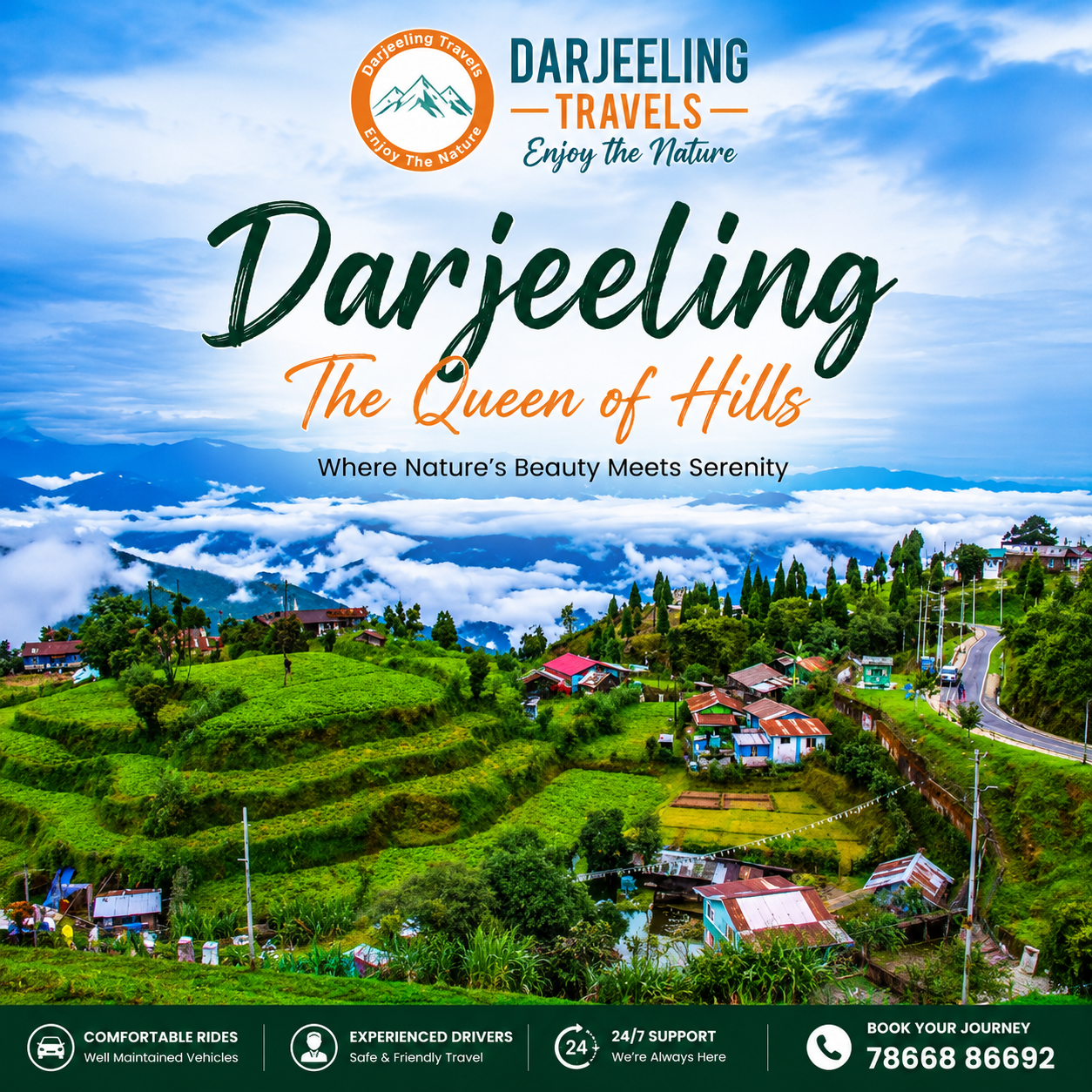 njp to darjeeling car fare